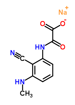 (2-Cyano-3-(methylamino)phenyl)oxoacetic acid Structure,63365-44-6Structure