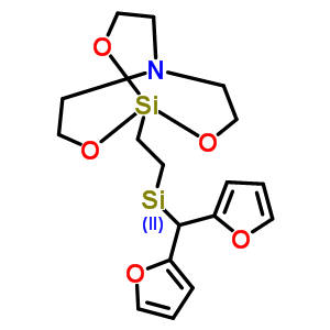 1-[2-[Di(2-furanyl)methylsilyl ]ethyl ]-2,8,9-trioxa-5-aza-1-silabicyclo[3.3.3]undecane Structure,63366-69-8Structure