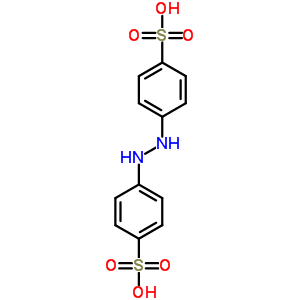 4-[2-(4-Sulfophenyl)hydrazinyl]benzenesulfonic acid Structure,6337-85-5Structure