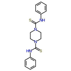 N,n-diphenylpiperazine-1,4-dicarbothioamide Structure,6337-94-6Structure