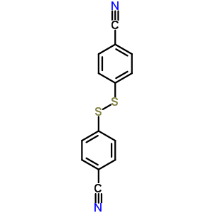 4-(4-Cyanophenyl)disulfanylbenzonitrile Structure,6339-51-1Structure