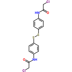 N,n-(dithiobis(4,1-phenylene))bis(2-chloroacetamide) Structure,6339-52-2Structure