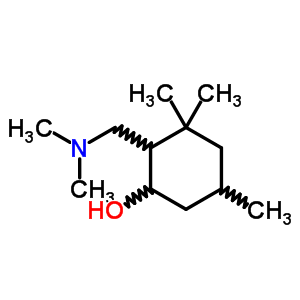 Cyclohexanol,2-[(dimethylamino)methyl]-3,3,5-trimethyl- Structure,6339-89-5Structure