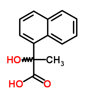 2-Hydroxy-2-naphthalen-1-yl-propanoic acid Structure,6341-58-8Structure