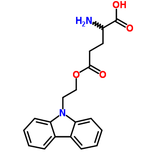 2-氨基-5-(2-咔唑-9-基乙氧基)-5-氧代-戊酸结构式_63411-08-5结构式