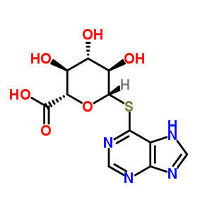 嘌呤-6-基 1-硫代-beta-吡喃葡糖苷酸结构式_63425-02-5结构式