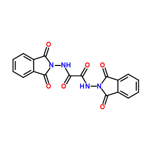 N,N-双[(1,3-二氢-1,3-二氧代-2H-异吲哚基)-2-基]乙烷二酰胺结构式_63428-99-9结构式