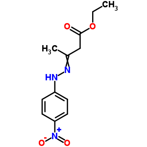 3-[2-(4-Nitrophenyl)hydrazono]butyric acid ethyl ester Structure,63467-28-7Structure