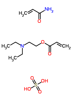 2-Propenoic acid, 2-(diethylamino)ethyl ester, sulfate, polymer with 2-propenamide Structure,63502-54-5Structure