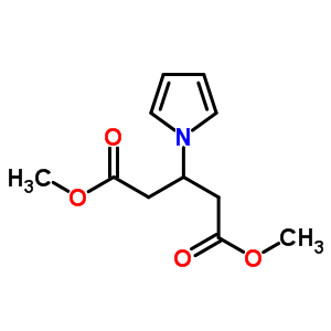 Dimethyl 3-pyrrol-1-ylpentanedioate Structure,63547-63-7Structure