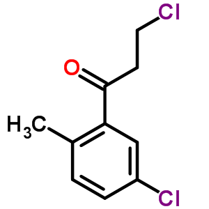 3-Chloro-1-(5-chloro-2-methylphenyl)-1-propanone Structure,63549-33-7Structure