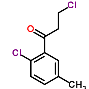 3-Chloro-1-(2-chloro-5-methylphenyl)-1-propanone Structure,63549-34-8Structure