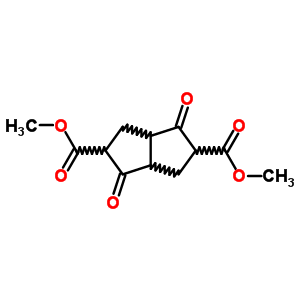 Dimethyl 1,4-dioxo-2,3,3a,5,6,6a-hexahydropentalene-2,5-dicarboxylate Structure,63569-70-0Structure