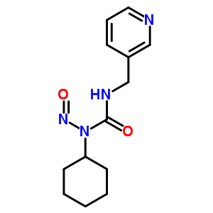 1-Cyclohexyl-1-nitroso-3-(pyridin-3-ylmethyl)urea Structure,63668-35-9Structure