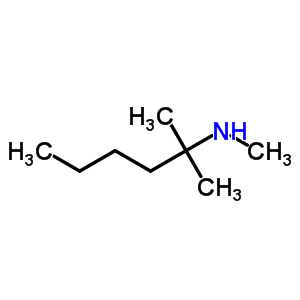 N,2-dimethyl-2-hexanamine Structure,63690-12-0Structure