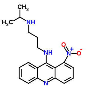 1-Nitro-9-(3-isopropylaminopropylamino)acridine Structure,63710-43-0Structure