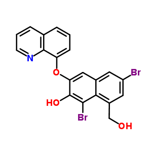 4,7-Dibromo-3-hydroxy-2-naphthoic acid 8-quinolyl ester Structure,63716-63-2Structure