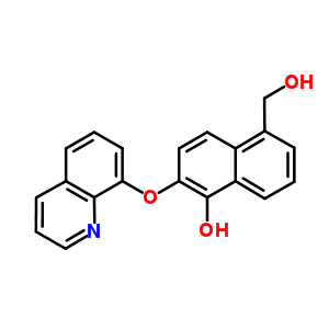 1-Hydroxy-2-naphthoic acid 8-quinolyl ester Structure,63716-64-3Structure