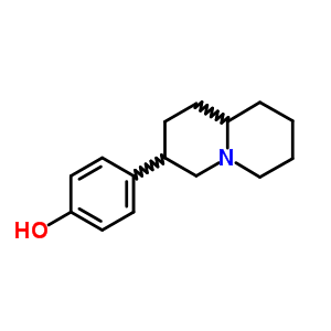 Octahydro-3-(4-hydroxyphenyl)-2h-quinolizine Structure,63716-70-1Structure