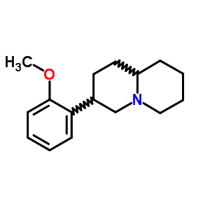 Octahydro-3-(2-methoxyphenyl)-2h-quinolizine Structure,63716-71-2Structure