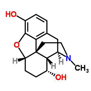 4,5α-epoxy-17-methylmorphinan-3,8α-diol Structure,63782-89-8Structure