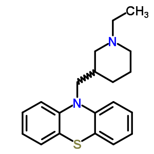 10-[(1-Ethyl-3-piperidinyl)methyl ]-10h-phenothiazine Structure,63834-09-3Structure