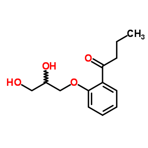 3-(O-butyrylphenoxy)-1,2-propanediol Structure,63834-65-1Structure