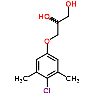 3-(4-Chloro-3,5-dimethylphenoxy)-1,2-propanediol Structure,63834-67-3Structure