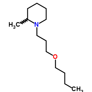 1-(3-Butoxypropyl)-2-methylpiperidine Structure,63867-65-2Structure