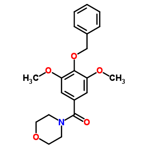 4-(4-Benzyloxy-3,5-dimethoxybenzoyl)morpholine Structure,63868-52-0Structure