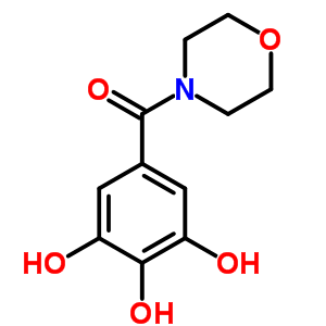 4-(3,4,5-Trihydroxybenzoyl)morpholine Structure,63868-67-7Structure