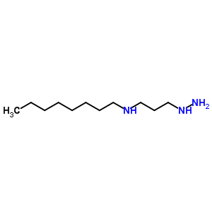 1-(3-Octylaminopropyl)hydrazine Structure,63884-39-9Structure