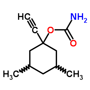 Cyclohexanol ,1-ethynyl-3,5-dimethyl ,carbamate(9ci) Structure,63884-48-0Structure