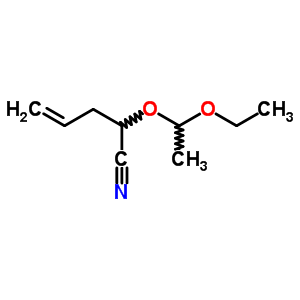 2-(1-Ethoxyethoxy)pent-4-enenitrile Structure,63884-99-1Structure