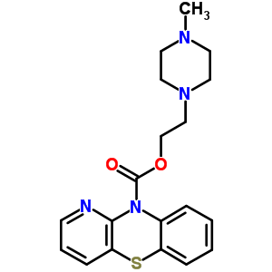 10H-pyrido[3,2-b][1,4]benzothiazine-10-carboxylic acid 2-(4-methylpiperazino)ethyl ester Structure,63885-81-4Structure