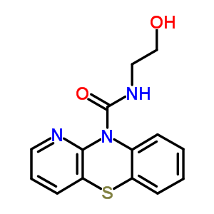 N-(2-羟基乙基)-10h-吡啶并[3,2-b][1,4]苯并噻嗪-10-羧酰胺结构式_63886-03-3结构式