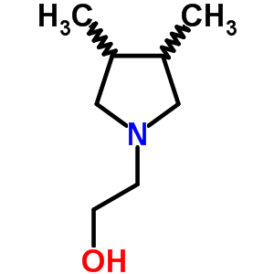 3,4-Dimethylpyrrolidine-1-ethanol Structure,63886-56-6Structure