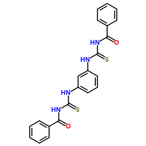 N’,n’’’-(m-phenylene)bis(n-benzoylthiourea) Structure,63886-71-5Structure