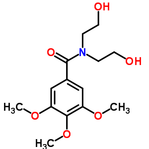 N,n-bis(2-hydroxyethyl)-3,4,5-trimethoxybenzamide Structure,63886-97-5Structure