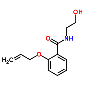 O-(allyloxy)-n-(2-hydroxyethyl)benzamide Structure,63887-17-2Structure