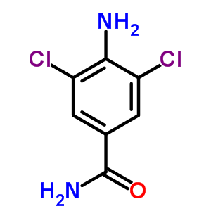 4-氨基-3,5-二氯苯甲酰胺结构式_63887-26-3结构式