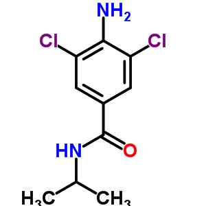 4-Amino-3,5-dichloro-n-isopropylbenzamide Structure,63887-29-6Structure