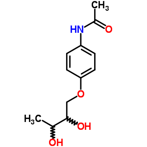 3-(P-acetylaminophenoxy)-1-methyl-1,2-propanediol Structure,63905-27-1Structure