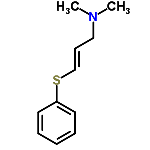 3-(苯基硫代)-N,N-二甲基-2-丙烯-1-胺结构式_63905-40-8结构式