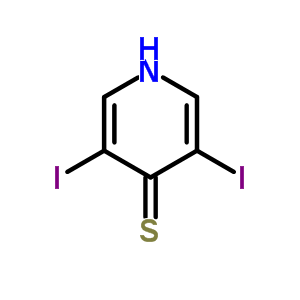 3,5-Diiodo-4-pyridinethiol Structure,63905-96-4Structure