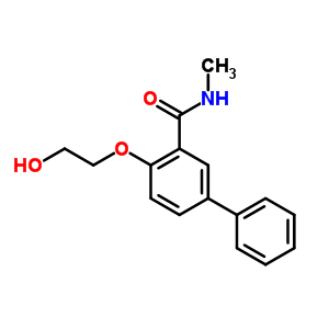 2-(β-hydroxyethoxy)-n-methyl-5-phenylbenzamide Structure,63906-81-0Structure