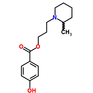 3-(2-Methylpiperidino)propyl =p-hydroxybenzoate Structure,63916-87-0Structure