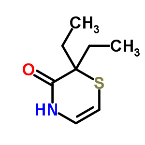 2,2-Diethyl-4h-1,4-thiazin-3-one Structure,63917-24-8Structure