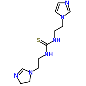 1-[2-(2-咪唑-1-基)乙基]-3-[2-(1H-咪唑-1-基)乙基]硫脲结构式_63917-26-0结构式