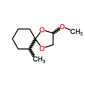 6-Methyl-1,4-dioxaspiro[4.5]decane-2-methanol Structure,63917-43-1Structure